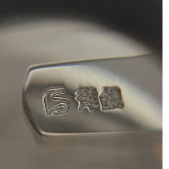 Japanese Vintage Akoya Pearl Tie Clip Cuff Link Set 2013 Japan 10k Gold Plated - Picture 10 of 13